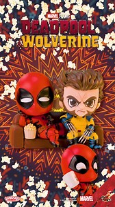 The Most Iconic Duo Award 2024 goes to #DeadpoolAndWolverine ❤️💛! We love a cute movie collectible. This Deadpool and Wolverine Cosbaby (S) Bobble-Head Collectible Set is so adorable that it fits right in with your other Deadpool Cosbabys. #HotToysCollectibles #Cosbaby #DeadpoolAndWolverine #MarvelStudios #Deadpool #Wolverine | Cosbaby