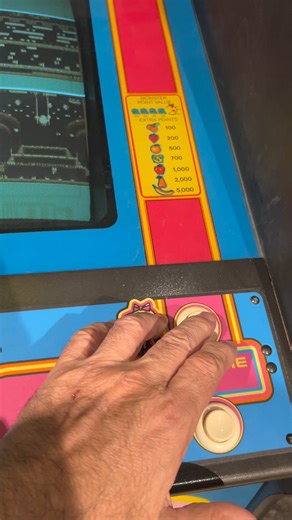 Miss Pac-Man is still going strong in my living room. Admit it, you’re a little jealous! #ArcadeClassic #RetroGaming #NostalgiaVibes | I Love The Oldies | Facebook