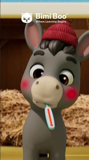 Comptine amusante de l’âne | Mini chanson pour enfants #comptines #chansonsenfants