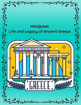 Ancient Greece WebQuest | Social Studies | Culminating Project