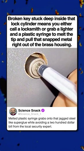 MELTED PLASTIC FIXES BROKEN KEY