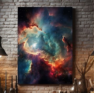 Orion Nebula Wall Art, Galaxy Wall Art, Astrophotography Canvas Print, Astronomy Gift, Space Painting, Cosmic Celestial Wall Art, Space Art - Etsy