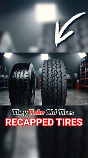 HOW To TELL if you have a RECAP TIRE 🤔 #trucking #tires #mechanic