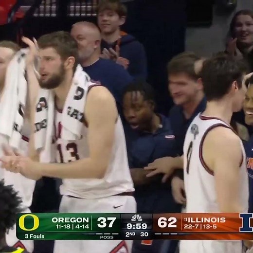 Zvonimir Ivisic Finishes at the Rim AND-1 vs. Oregon | Illinois Basketball