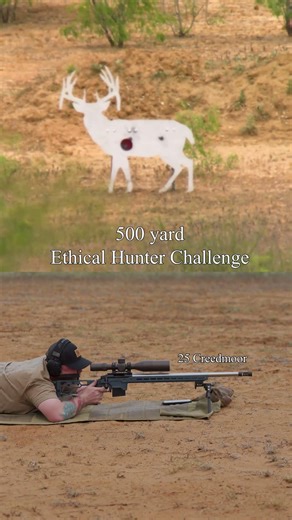 25 Creedmoor 500 yards hunting challenge