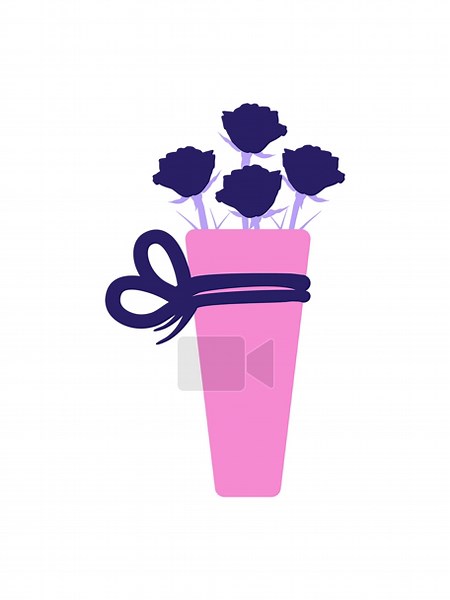 power up animation of bouquet of flowers Stock Video Footage - Alamy