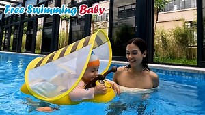 Watch Free Swimming Baby Inflatable Baby Swimming Pool Float on Amazon Live