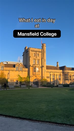 A day in the life at Mansfield, but make it food. 🍽️😋 | Mansfield College, Oxford