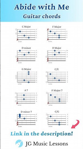 Abide with Me guitar tabs and chords 🎸
