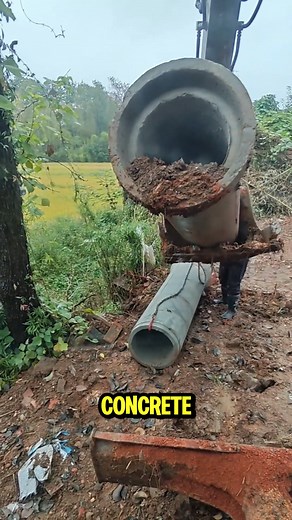 10K views · 15 reactions | Use an excavator to install the drainage system. | Melo Studio | Facebook