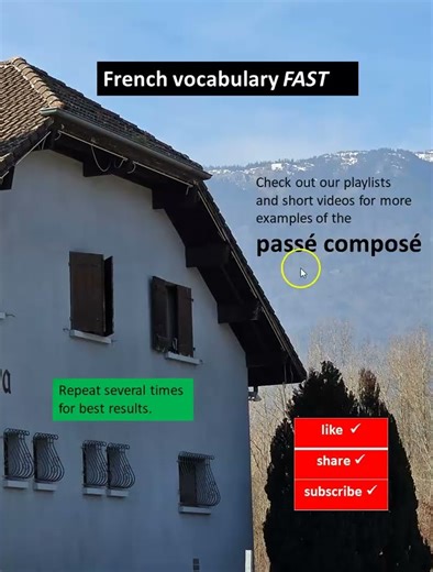 I worked / j'ai travaillé #frenchforbeginner #french #frenchvocabulary