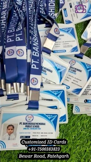 Professional Customized School ID Cards | Premium PVC Card Design for Schools