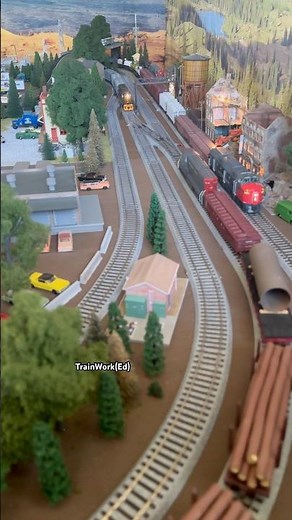 Trains From the Other Side - HO Scale - KATO Unitrack - Digitrax DCC #train #modelrailroad