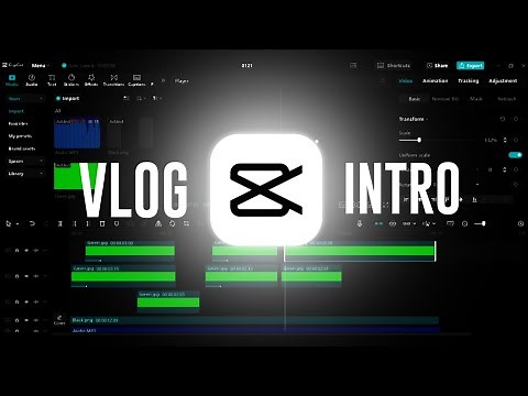 VLOG Intro in CAPCUT || Capcut Tutorial, R Graphics #capcut #vlogintro