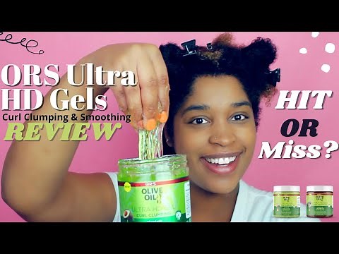 Wash & Go Defined Style - Review of ORS NEW Ultra HD Smoothing & Curl Clumping Gel! Hit or Miss?