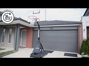 The Momentous™ EZ Assembly™ 50" H-Frame Basketball System