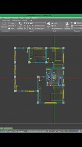 How to create floor plan in autocad using yqarch plugin 10x faster 😍 this plugin/lisp it's so powerful for architectural and structural plan ❤️ #fypシ゚ #fypviralシ #Plugin #yqarch #AutoCAD #autocadtutorial #engineering #architecture | George Sapallo
