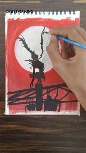 DEATH NOTE Drawing. #shorts