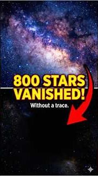 The "Ghost Star" Mystery: Why Have 800 Stars Just Vanished?