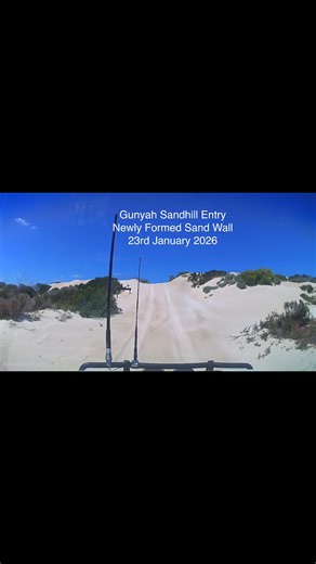Australia Day Long Weekend – Gunyah Beach Sandhills | 4WD Conditions Update I’ve put this short reel together to show the current conditions at the Gunyah Sandhills beach entry. Access is good and now follows a bypass around the newly formed sand wall. The footage also highlights just how dramatically sand movement can occur — even overnight. The main beach entry has levelled out and is straightforward to access. Most of the dunelets have disappeared; however, the final flat section onto the bea