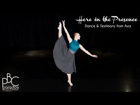 Here In The Presence • Ava Sharing Her Worship Solo • Paradosi Christian Ballet Dance Video 2021