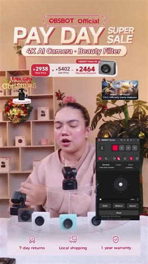 OBSBOT Vox Wireless Live Streaming Microphone