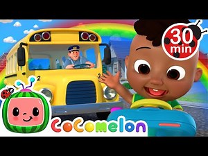 NEW! Wheels on the Bus | Cody's Yellow Bus Baby Songs | CoComelon Songs for Kids & Nursery Rhymes