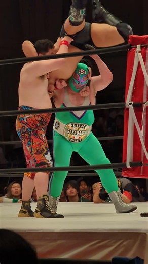 #ddtpro × #njpw #一面対抗戦 pert2 KONOSUKE TAKESHITA ダブルラリアット