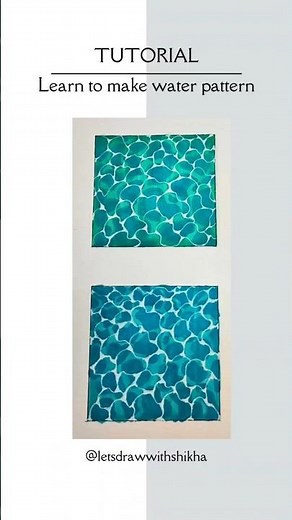 How to Draw Realistic Water Patterns | Simple Step-by-Step Art Tutorial