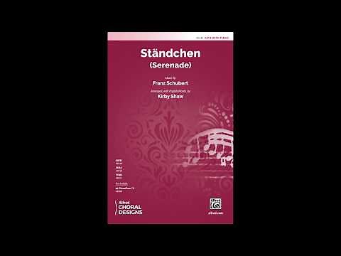 Ständchen (SATB), Schubert / arr. Kirby Shaw – Score & Sound