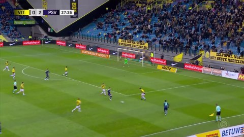 Dutch Eredivisie Soccer League Quick Highlights - PSV Eindhoven vs Vitesse