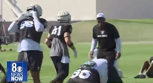 24K views · 568 reactions | Leader Robert Spillane dapping up everyone insight before practice starts. Via: Logan Reever | The Raiders Silver & Black | Facebook