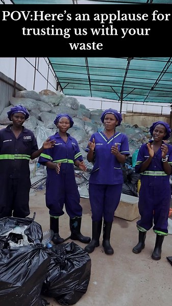 Thank you for trusting us to keep your environment clean and green. #wastemgt #asantewm #recycle #reimagine #repurpose #fyp