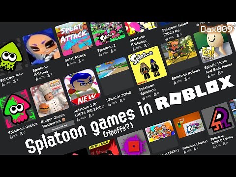 Splatoon Games (ripoffs?) in Roblox | Dax009
