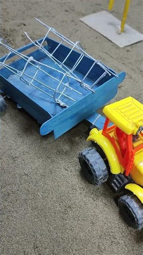 top diy mini tractor making bridge #minitractor #shorts #diyprojects