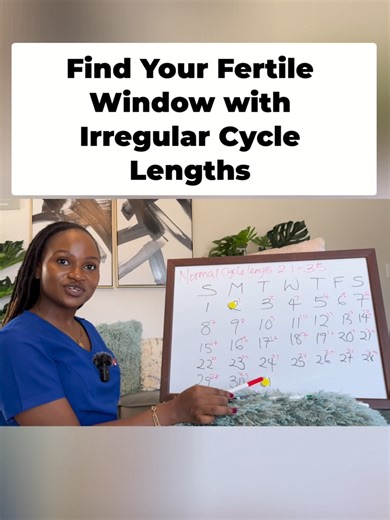 How to Calculate Your Ovulation and Fertile Window with Irregular Cycles #menstrualcycle #fertilitytips #conception #pregnancy