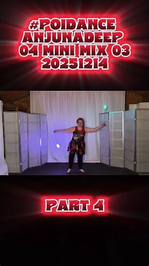 Pt4 Poi Dance Anjunadeep 04 Mini Mix 03 20251214 #poi #PoiSpinning #PoiDance #FlowArts #PoiTutorial