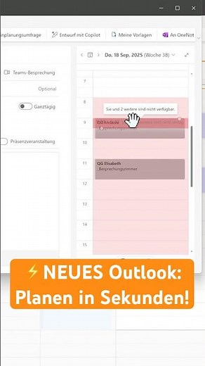 ✨ NEUES Outlook: Zeit sparen leicht gemacht #outlook