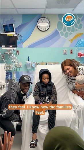 Nate Robinson visits Seattle Children's
