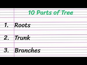 10 Parts of Tree