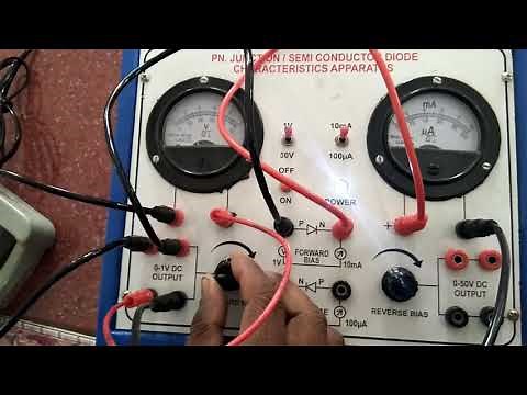 Pn junction diode experiments forward biased and reverse biased characteristics in hindi cbsc boar12