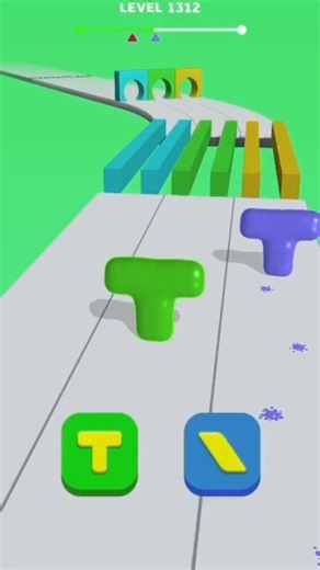 Blob Shufter 3D Level - 1312 #games #shorts #gameplay #gaming