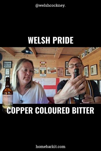 Welsh Pride Copper Coloured Bitter Beer Review Conwy Brewery