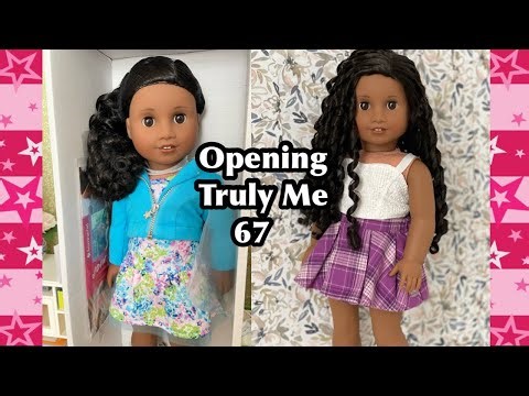 Opening American Girl Truly Me Doll 67 2023