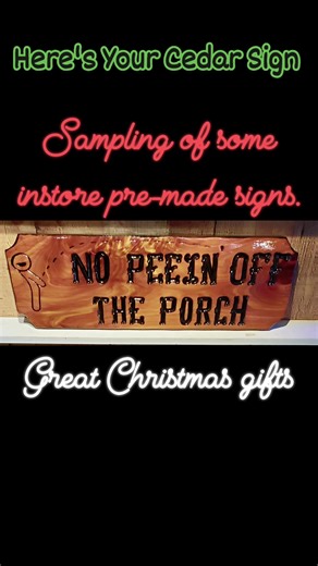 12 reactions | FREE SHIPPING WITHIN THE CONTINUOUS USA #woodwork #branson #christmasshopping #woodsigns #woodworking #bransonmissouri #handmade #ShopSmall #crafts #handcrafted #supportlocal #supportlocalartists #support | Here's Your Cedar Sign | Facebook
