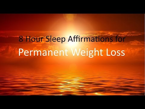 Weight Loss Hypnosis - 8hr Subliminal Affirmations - 528 hz Music - Binaural Beats