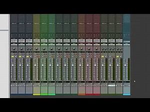 ProTools First: Mix Setup of Inputs and Outputs of Group Bus and Aux Channels