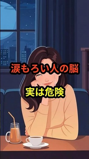 涙もろい人の脳の特徴！#心理学 #心理 #雑学