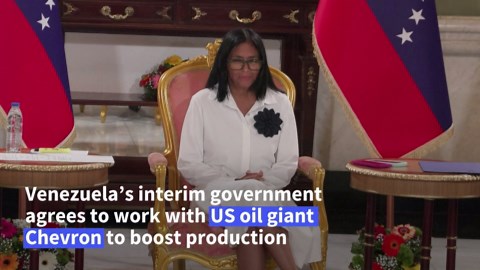 Venezuela signs new agreements with US oil company Chevron