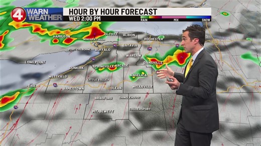 🌧️Weather 4 Tonight - Showers possible to the north, south, and in Buffalo tonight ahead of on-and-off coverage Thursday. See the full forecast here: https://www.wivb.com/weather-news/todays-forecast/buffalo-ny-weather-forecast-june-2024-fathers-day-juneteenth/ | News 4 WIVB Buffalo